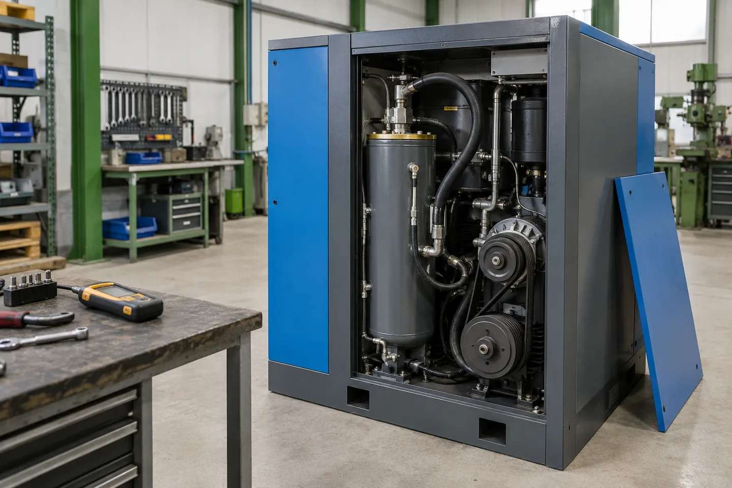 Air compressor repair equipment